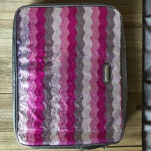 Nine West sequin padded laptop case